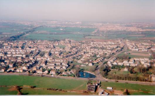 view of Fishpond from the air